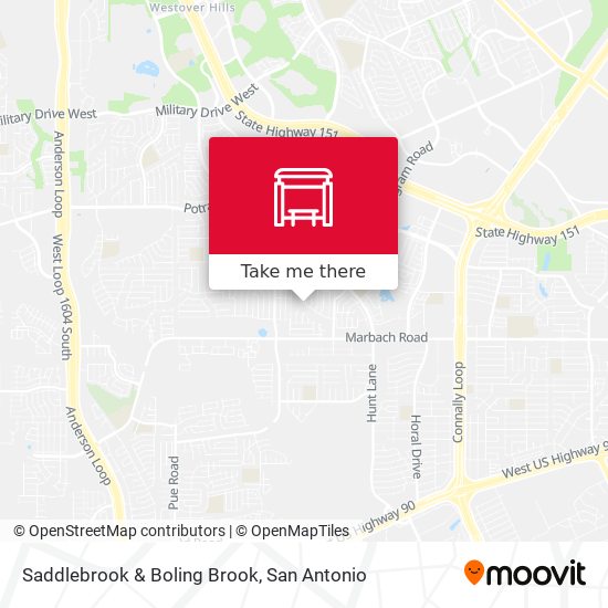 Mapa de Saddlebrook & Boling Brook