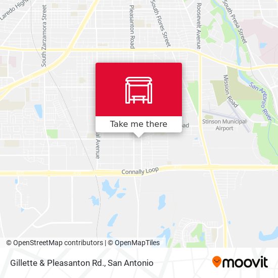 Mapa de Gillette & Pleasanton Rd.