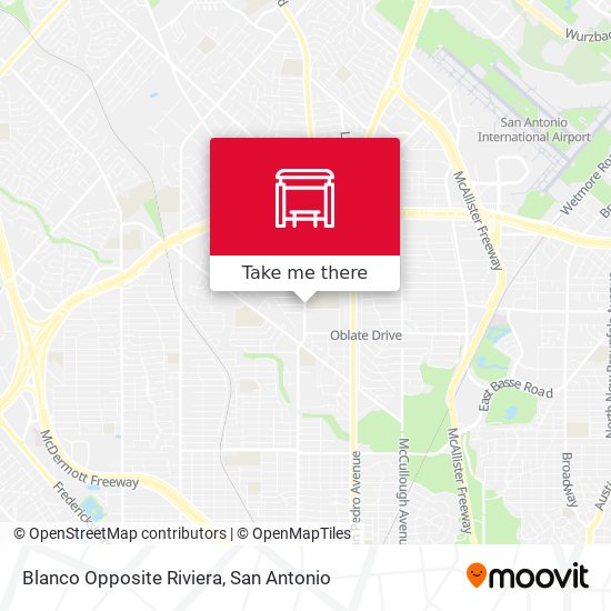Blanco Opposite Riviera map