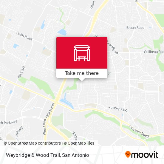 Mapa de Weybridge & Wood Trail
