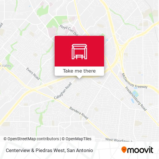 Centerview & Piedras West map