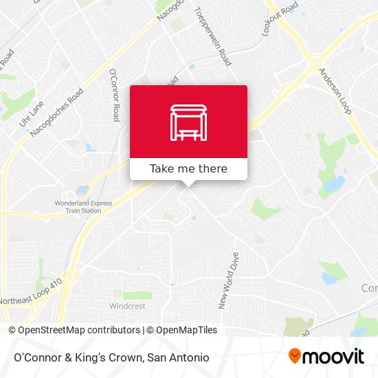 Mapa de O'Connor & King's Crown