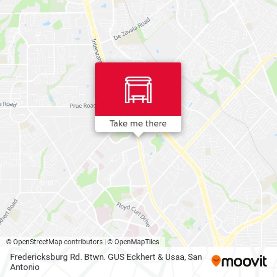 Mapa de Fredericksburg Rd. Btwn. GUS Eckhert & Usaa