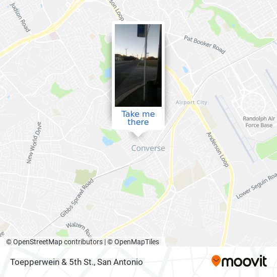 Toepperwein & 5th St. map