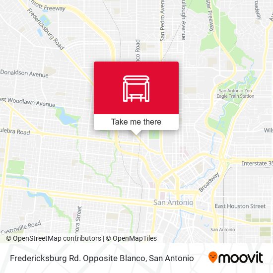 Mapa de Fredericksburg Rd. Opposite Blanco