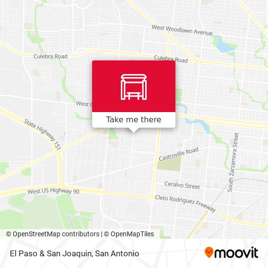 Mapa de El Paso & San Joaquin