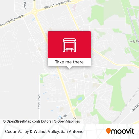 Mapa de Cedar Valley & Walnut Valley