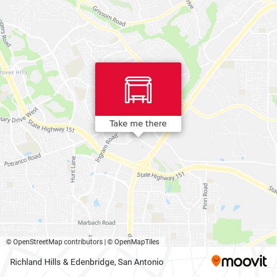 Mapa de Richland Hills & Edenbridge