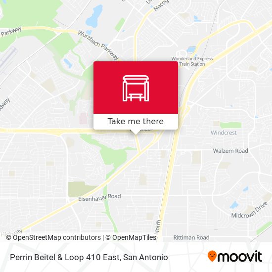 Perrin Beitel & Loop 410 East map
