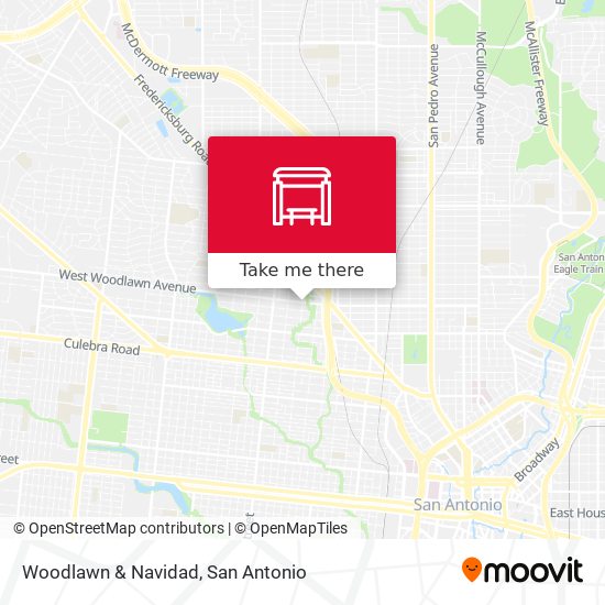 Woodlawn & Navidad map