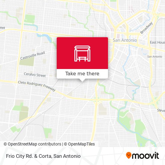 Frio City Rd. & Corta map