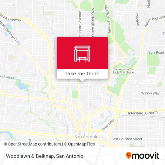 Woodlawn & Belknap map