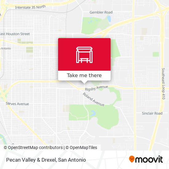 Pecan Valley & Drexel map