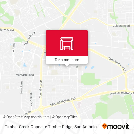Mapa de Timber Creek Opposite Timber Ridge
