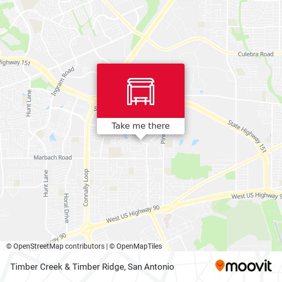 Timber Creek & Timber Ridge map