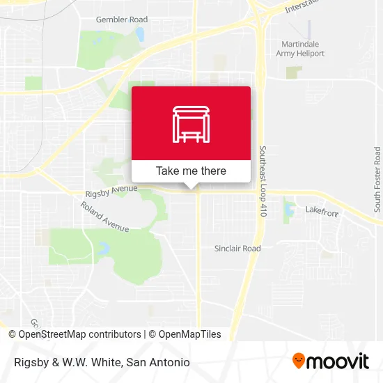 Rigsby & W.W. White map