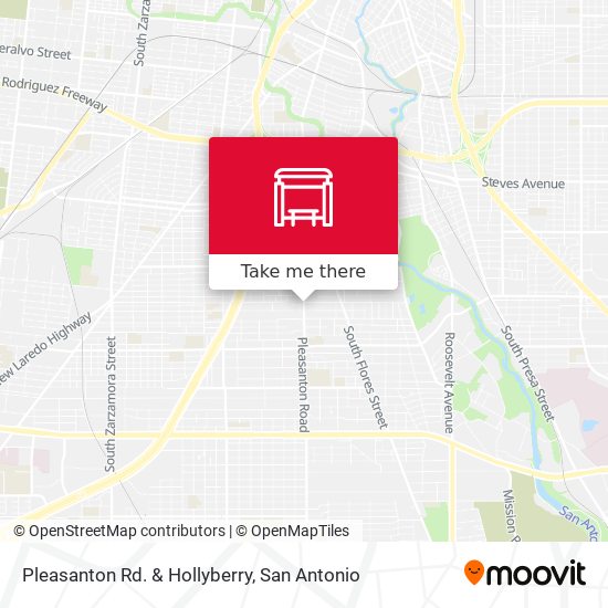 Pleasanton Rd. & Hollyberry map