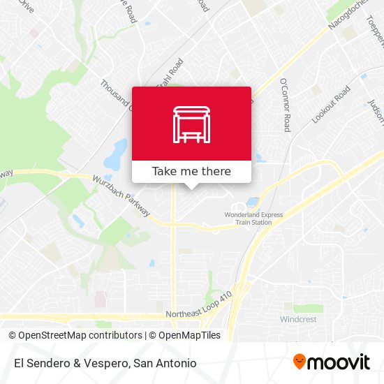 Mapa de El Sendero & Vespero