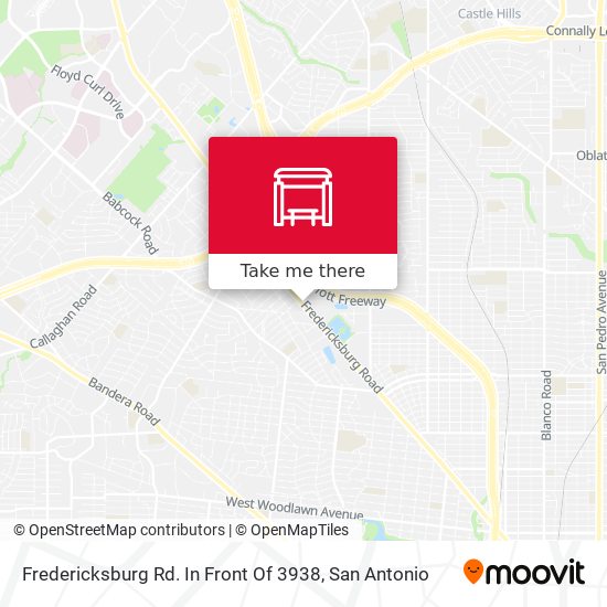 Fredericksburg Rd. In Front Of 3938 map