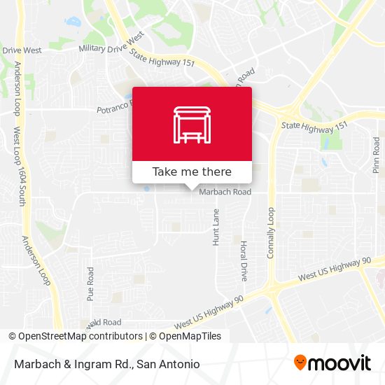 Marbach & Ingram Rd. map