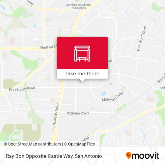 Ray Bon Opposite Castle Way map