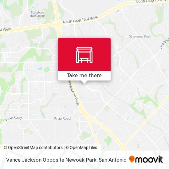 Mapa de Vance Jackson Opposite Newoak Park