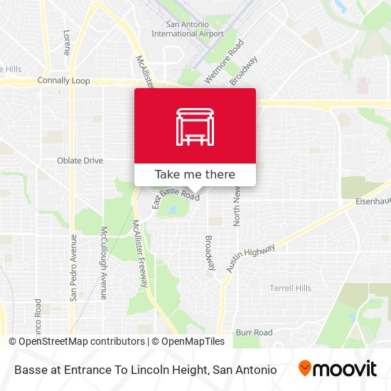 Mapa de Basse at Entrance To Lincoln Height