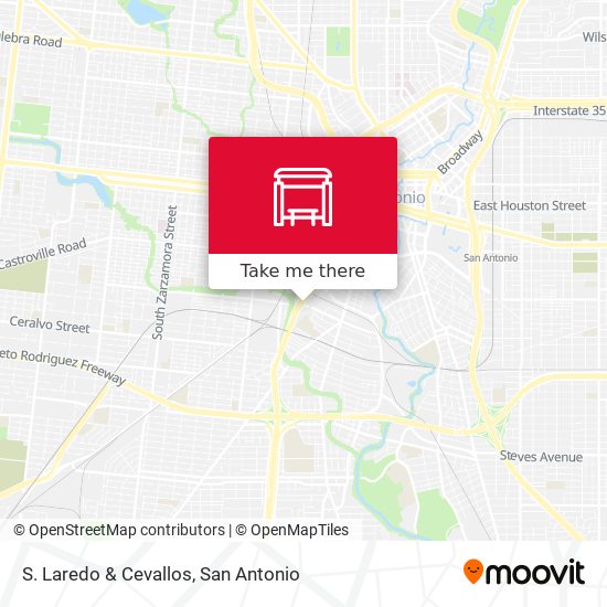 S. Laredo & Cevallos map