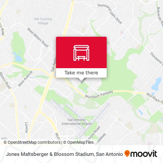 Jones Maltsberger & Blossom Stadium map