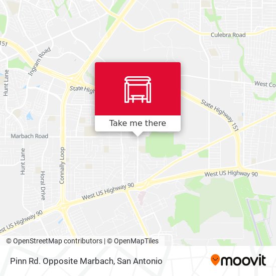 Pinn Rd. Opposite Marbach map