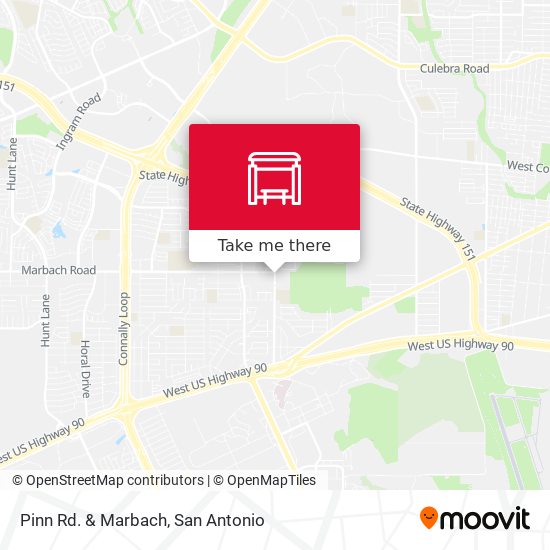 Pinn Rd. & Marbach map