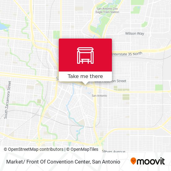 Mapa de Market/ Front Of Convention Center