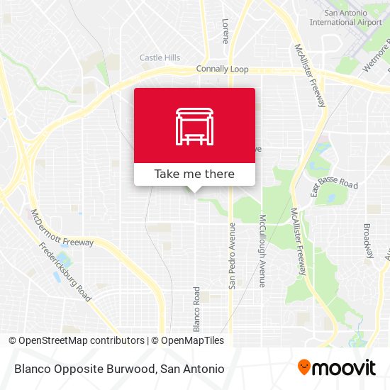 Blanco Opposite Burwood map