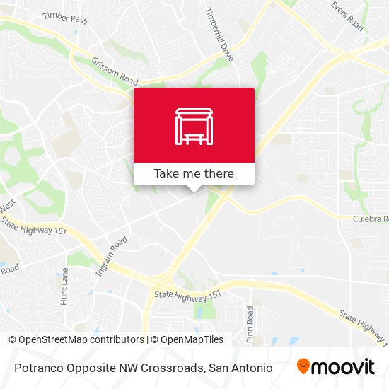 Potranco Opposite NW Crossroads map