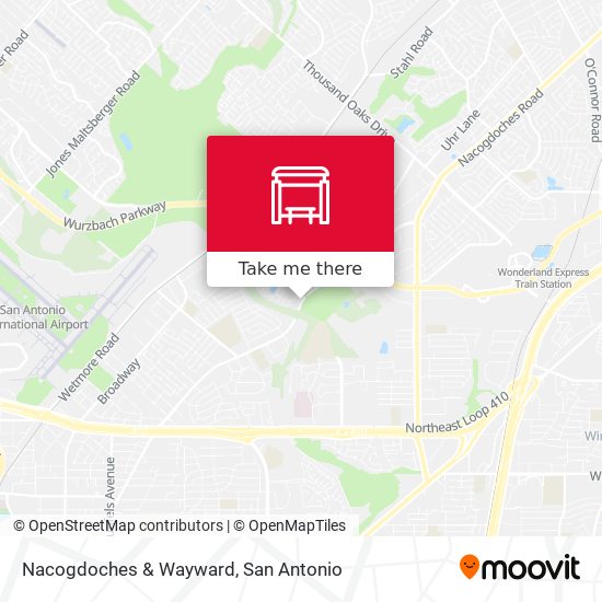 Mapa de Nacogdoches & Wayward