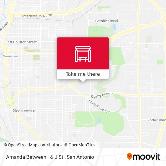 Mapa de Amanda Between I & J St.