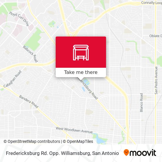 Fredericksburg Rd. Opp. Williamsburg map