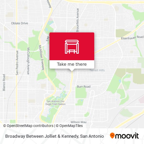 Mapa de Broadway Between Jolliet & Kennedy