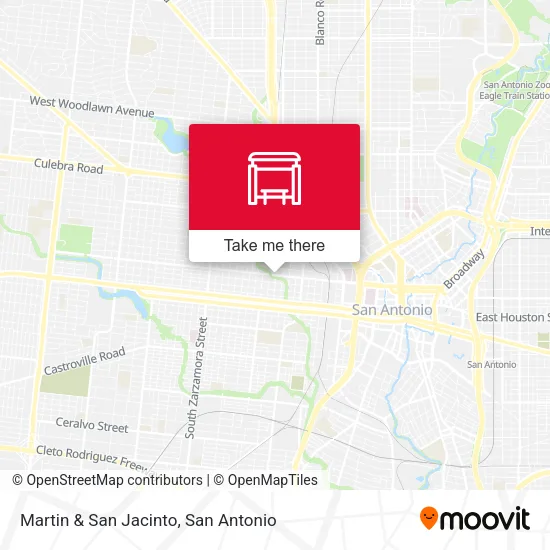 Mapa de Martin & San Jacinto