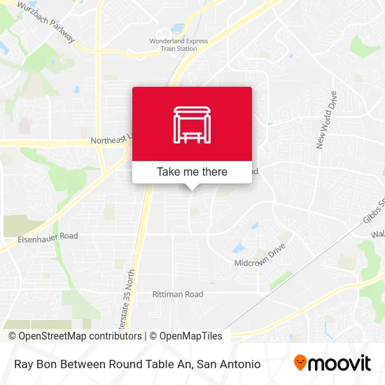 Ray Bon Between Round Table An map