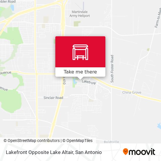 Lakefront Opposite Lake Altair map