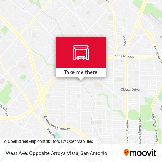 West Ave. Opposite Arroya Vista map