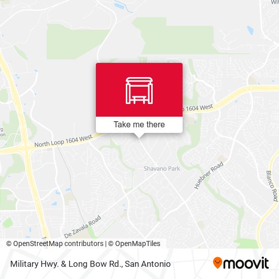 Mapa de Military Hwy. & Long Bow Rd.