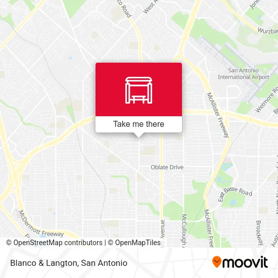 Blanco & Langton map
