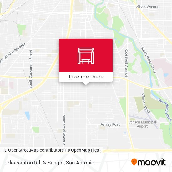 Pleasanton Rd. & Sunglo map