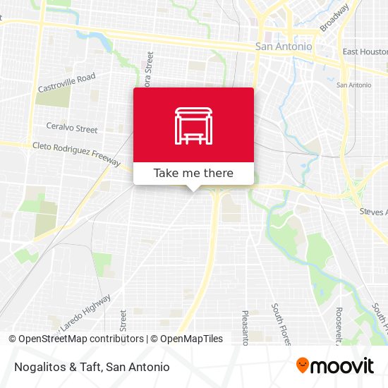 Nogalitos & Taft map