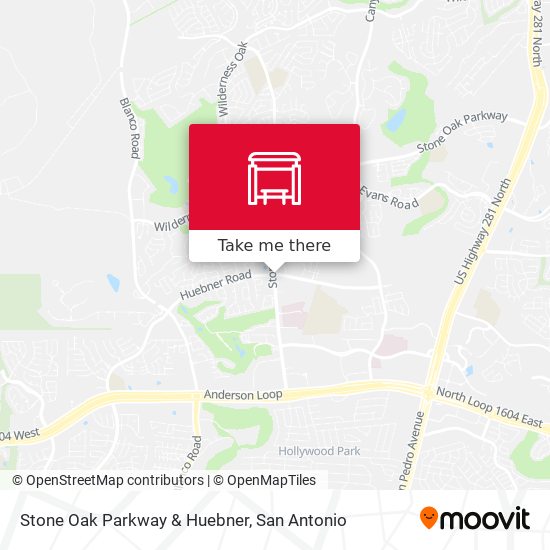 Mapa de Stone Oak Parkway & Huebner