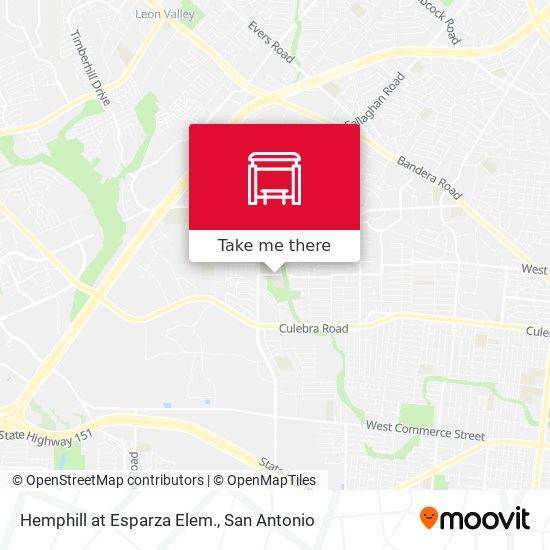 Hemphill at Esparza Elem. map