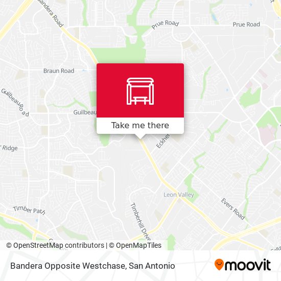 Bandera Opposite Westchase map