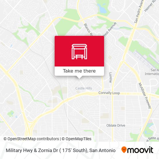Mapa de Military Hwy & Zornia Dr ( 175' South)
